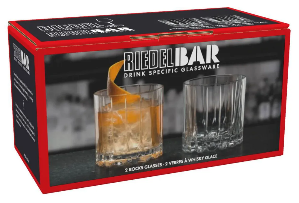Barstuff Rocks Glas Drink Specific Glassware, Riedel Bar - 283ml (2 Stk.)