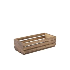 Barstuff Rustikale Holzkiste - 25x12x7,5cm