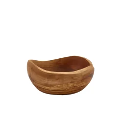 Barstuff Rustikale Schüssel aus Olivenholz - 15 cm (6 Stk.)