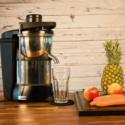 Barstuff Saftzentrifuge, Santos Juicer 50, 800 Watt, 7,5 Liter - schwarz