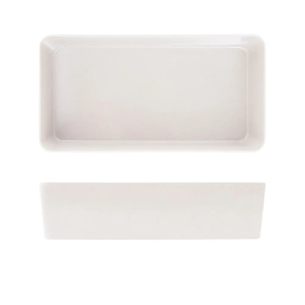 Barstuff Schale für Bento-Box Tokyo, Melamin, 34,8x18x7,8cm - weiß (3 Stk.)