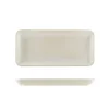 Barstuff Schmale rechteckige Platte Antigo Steingut Barley – 27 x 12,5 cm (6 Stk.)