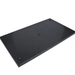 Barstuff Schneidebrett mit Saftrille, HDPE schwarz - 49,5x29,5cm