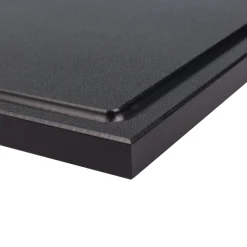 Barstuff Schneidebrett mit Saftrille, HDPE schwarz - 29,5x19,5cm