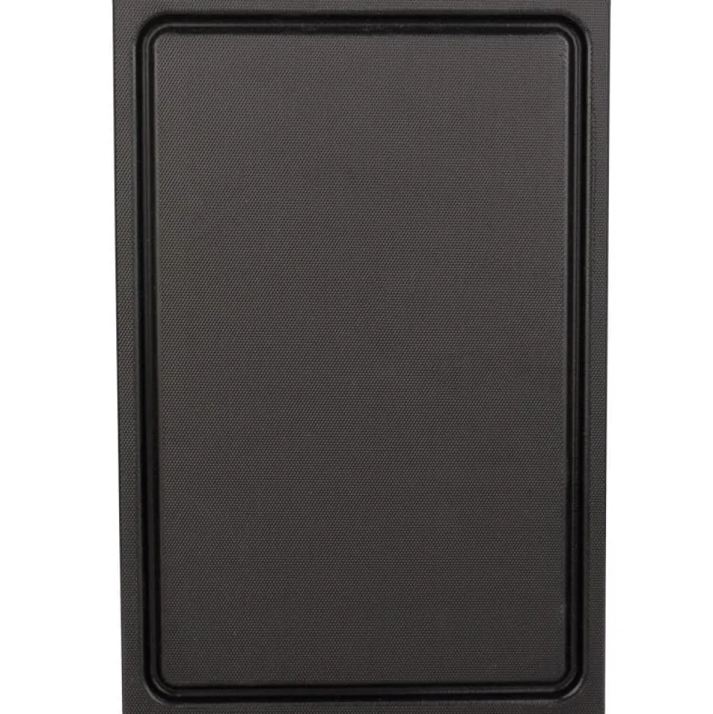Barstuff Schneidebrett mit Saftrille, HDPE schwarz, Prime Bar - 30x20x2cm