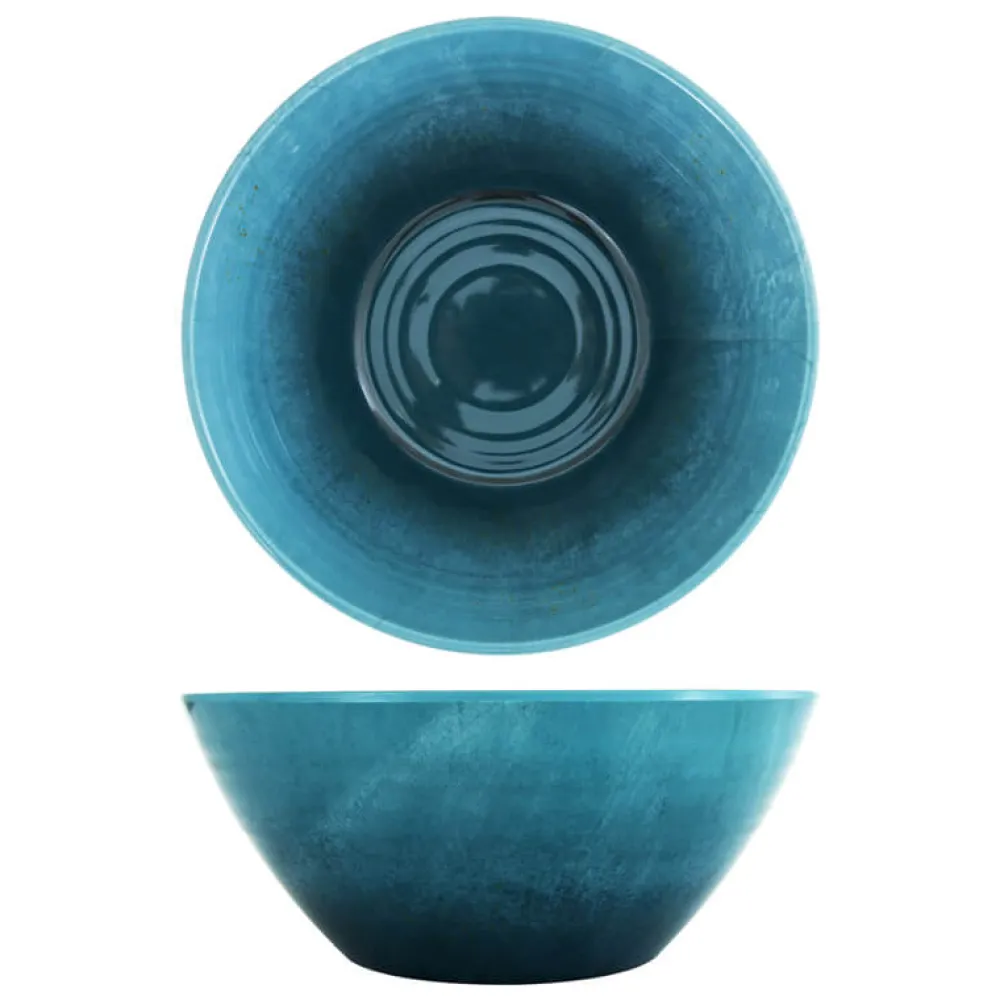 Barstuff Schüssel Casablanca, Melamin, hellblau glasiert - 2,6l / 24,5cm