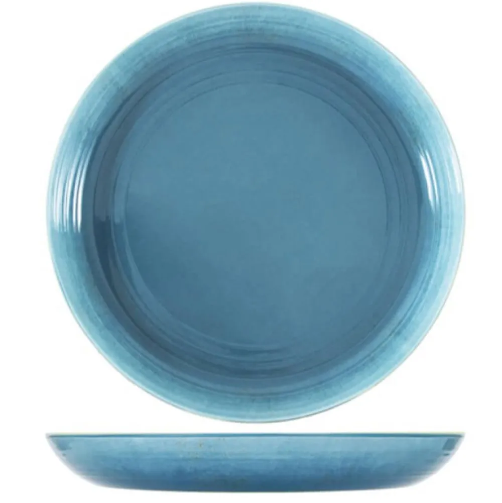 Barstuff Schüssel Casablanca, Melamin, hellblau glasiert - 3,5l / 38cm