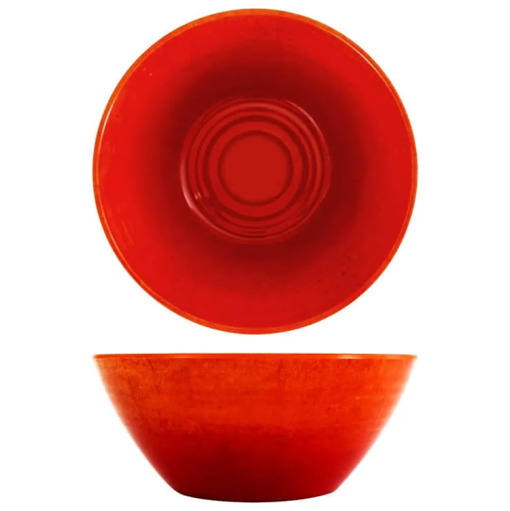 Barstuff Schüssel Casablanca, Melamin, orange glasiert - 2,6l / 24,5cm