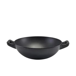 Barstuff Schüssel in Wok-Optik, Melamin schwarz - 30cm