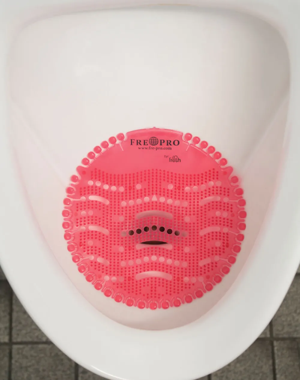 Barstuff Schutzsieb für Urinale, rot - Duft: Kiwi-Grapefruit (1 Stk.)