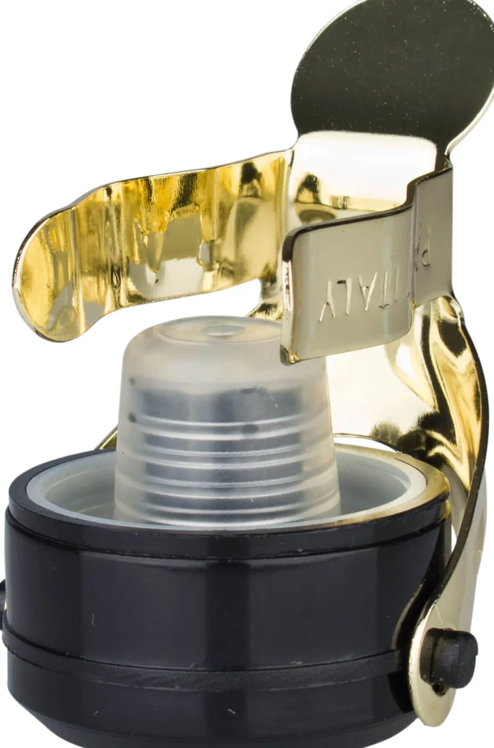 Barstuff Sekt- / Champagnerflaschenverschluss Secure Bottle Sealer - schwarz-goldfarben