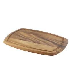 Barstuff Servierbrett mit Aussparung für Schälchen, Akazienholz - 36x25,5x2cm