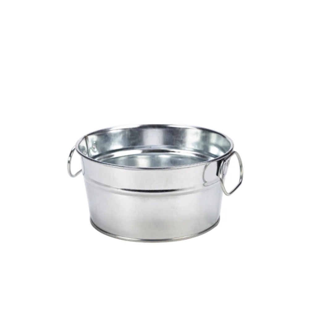 Barstuff Serviereimer, verzinkter Stahl - 15x8cm (6 Stk.)