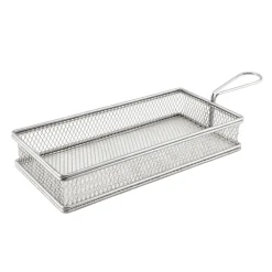 Barstuff Servierkorb, Edelstahl - 26x13x4,5cm (6 Stk.)