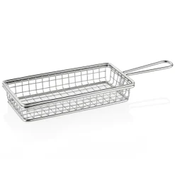Barstuff Servierkorb Edelstahl - 21,5x11x4cm