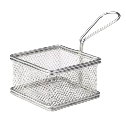 Barstuff Servierkörbchen Edelstahl - 9,5x9,5x6cm
