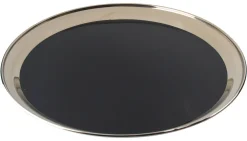 Barstuff Serviertablett, Edelstahl / Vinyl, 36cm