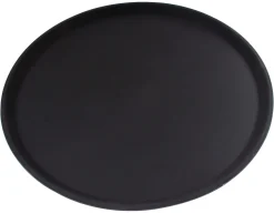Barstuff Serviertablett, Glasfaserkunststoff, schwarz - 40cm