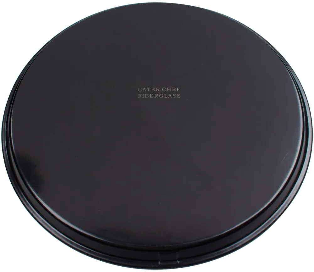 Barstuff Serviertablett, Glasfaserkunststoff, schwarz - 40cm