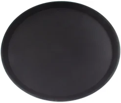 Barstuff Serviertablett, Glasfaserkunststoff, schwarz, 36cm