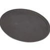 Barstuff Serviertablett oval, Fiberglas rutschfest, schwarz - 58,5x78,7cm