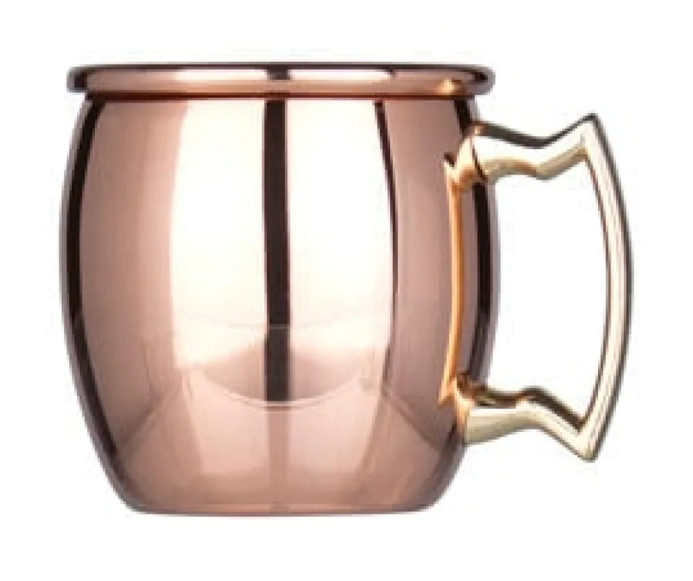 Barstuff Shotglas / Mini Moscow Mule Becher, Edelstahl kupferfarben - ca. 60ml