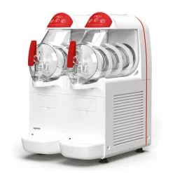 Barstuff Slusheis Maschine Granitor® NG Easy 6-2 White R290, 2 x 6 Ltr. Behälter
