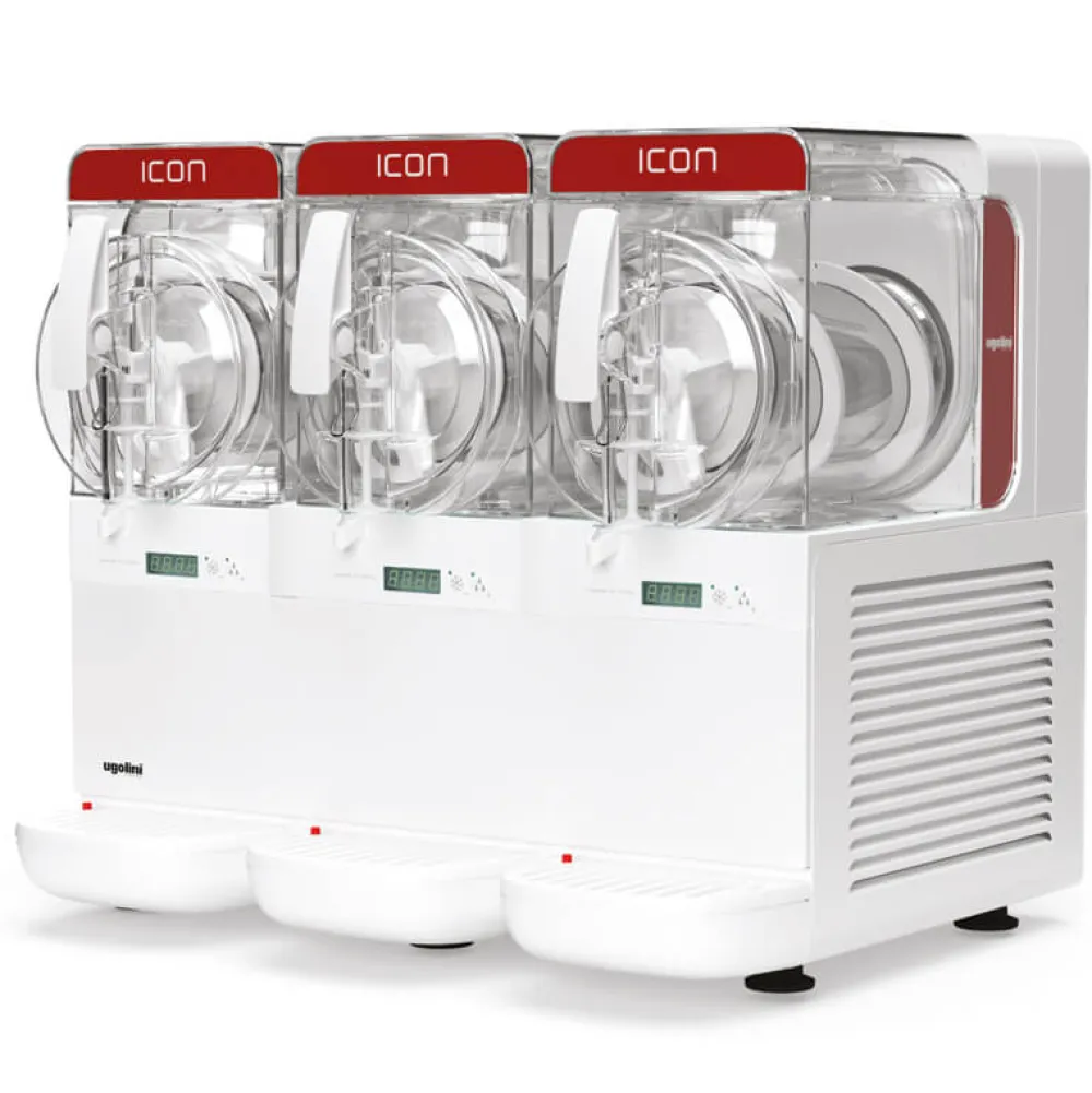 Barstuff Slusheis Maschine Granitor® ICON 3-3 ETC R290, 3 x 2,8 Liter Behälter