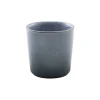 Barstuff Snack-Becher Forge Steingut graphitgrau – 8,5 x 8,5 cm (6 Stk.)
