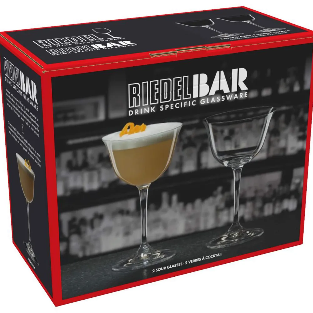 Barstuff Sour Glas Drink Specific Glassware, Riedel Bar - 217ml (2 Stk.)