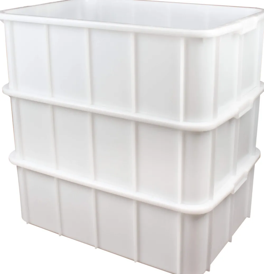 Barstuff Stapel- und Transportbehälter Classic weiß - 660x450x220mm (50l)