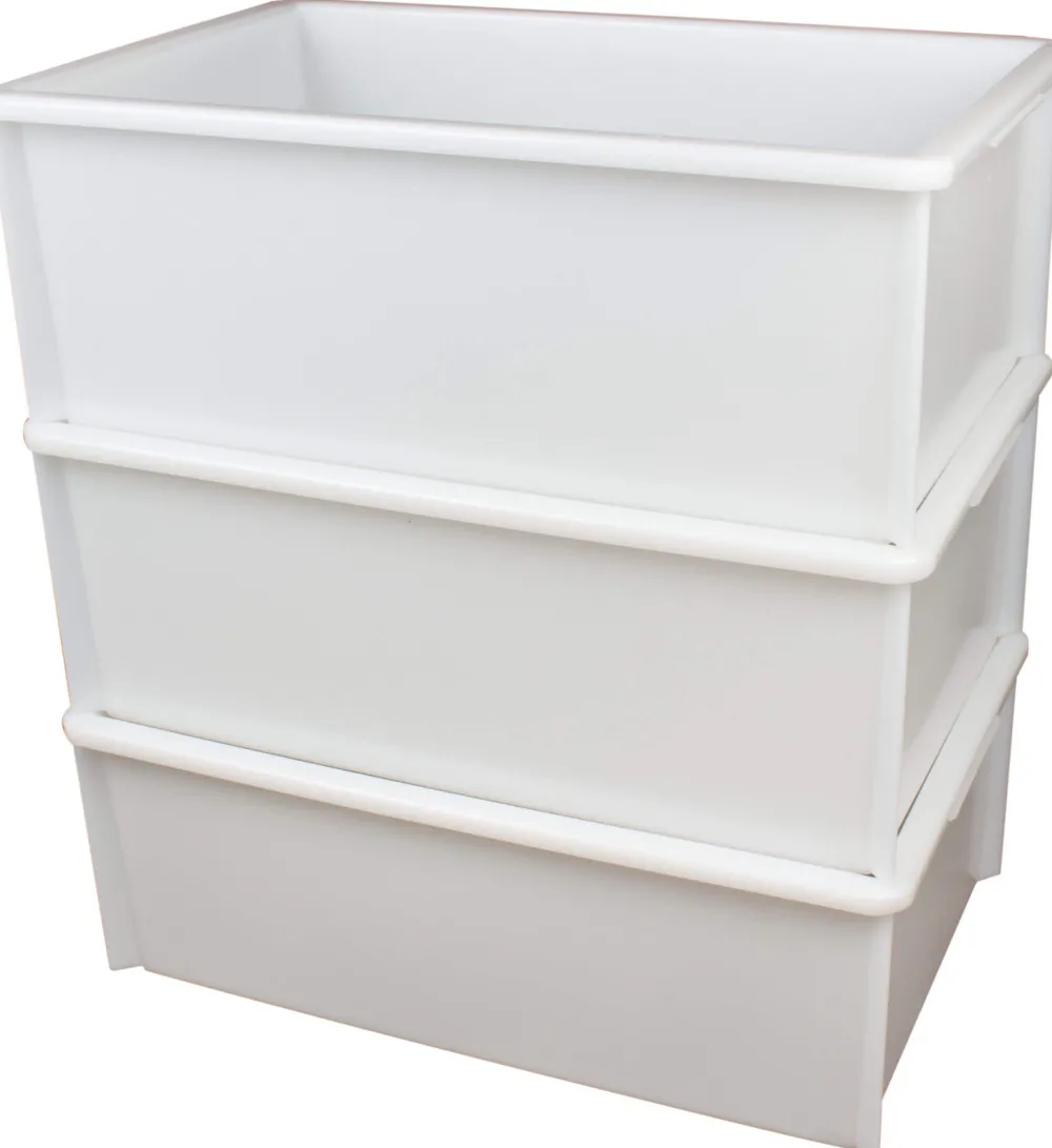 Barstuff Stapel- und Transportbehälter Classic weiß - 580x360x215mm (35l)