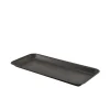 Barstuff Tablett, Edelstahl vintage schwarz - 36x16,5cm