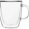 Barstuff Tee Glas mit Henkel, doppelwandig, Enjoy - 0,36l