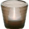 Barstuff Teelichthalter, konisch - grau