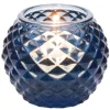 Barstuff Teelichthalter, rund - blau