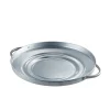 Barstuff Teller Mülleimerdeckel-Optik - verzinkter Stahl