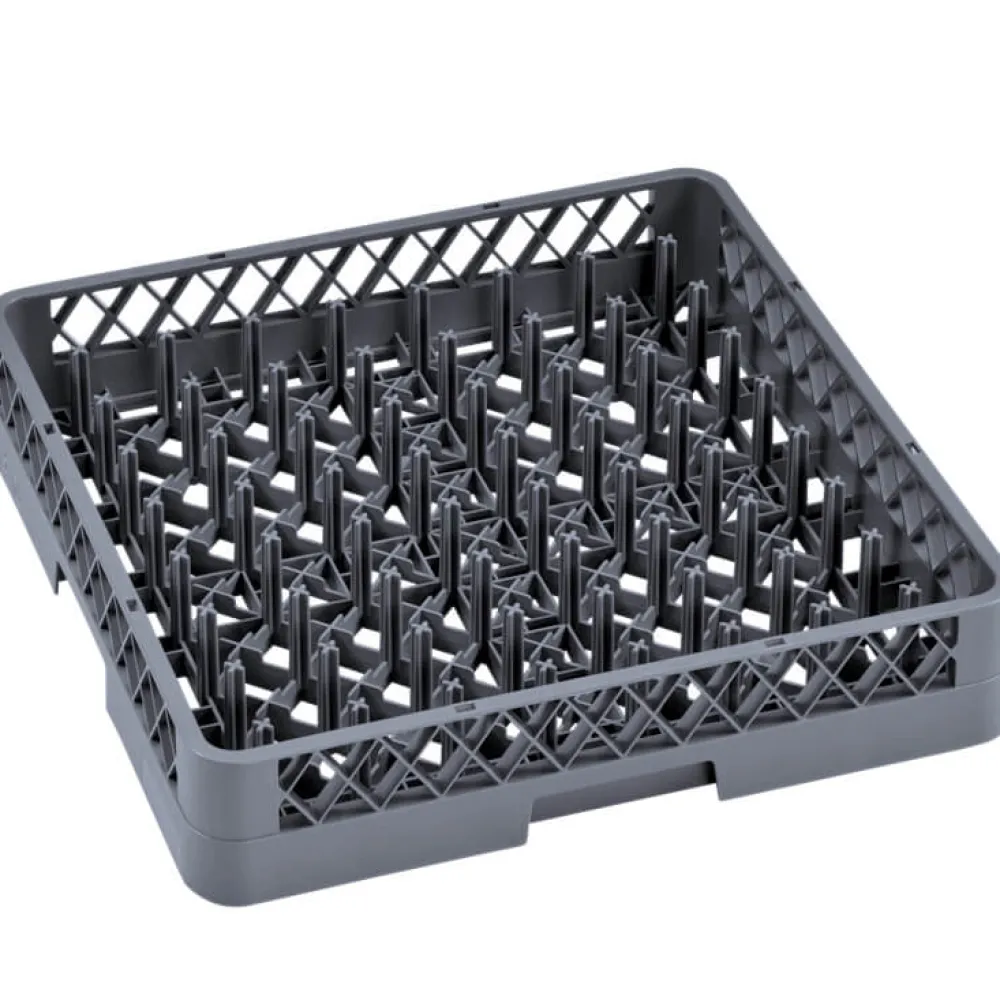 Barstuff Teller Spülkorb fein, grau (Rack 98) - 50x50x10cm