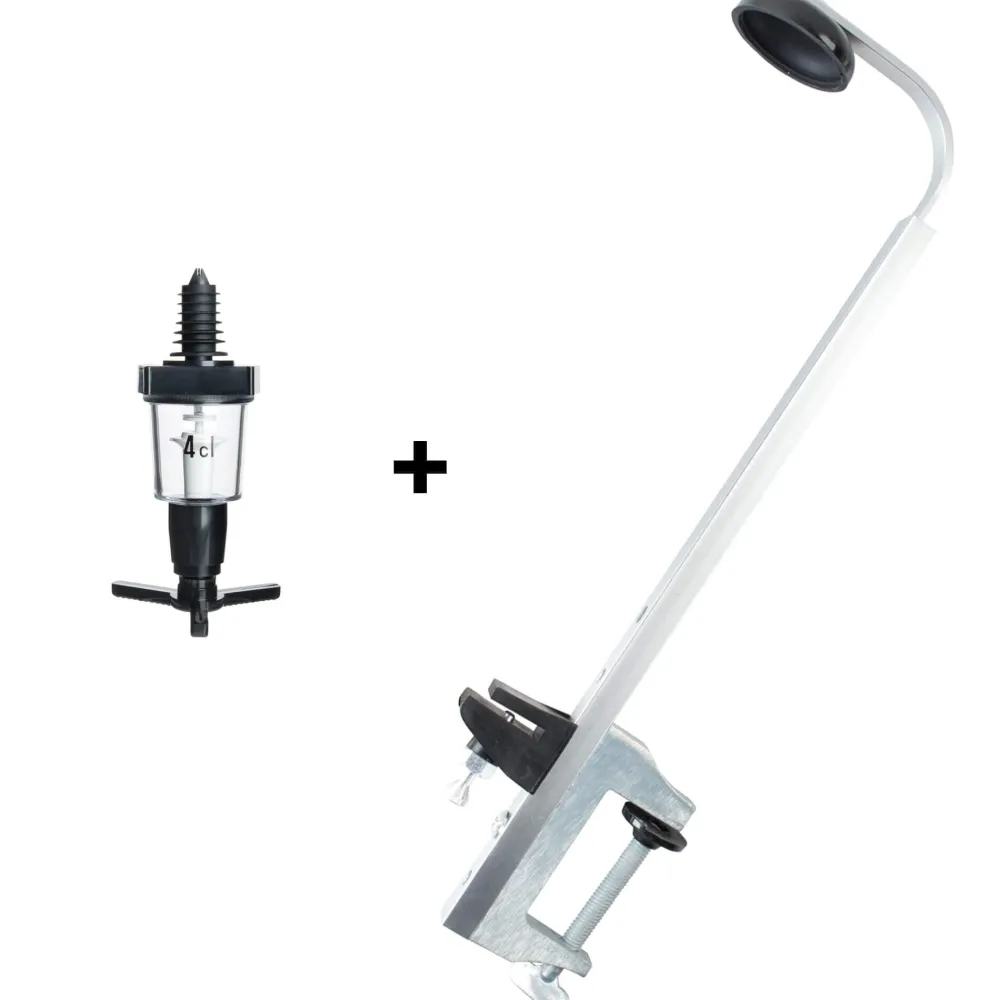 Barstuff Thekenflaschenhalter mit 4cl Dosierer - Set