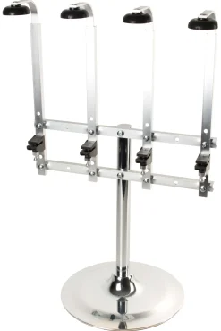 Barstuff Thekenständer mobil, mit Gewicht - 4-fach (0,7l-1,0l)