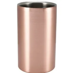 Barstuff Thermo-Flaschenkühler, Edelstahl kupferfarben - 12x20cm