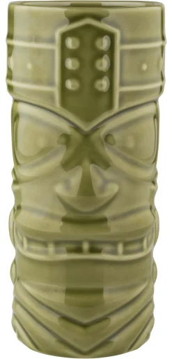Barstuff Tiki Becher Face, grün - 400ml