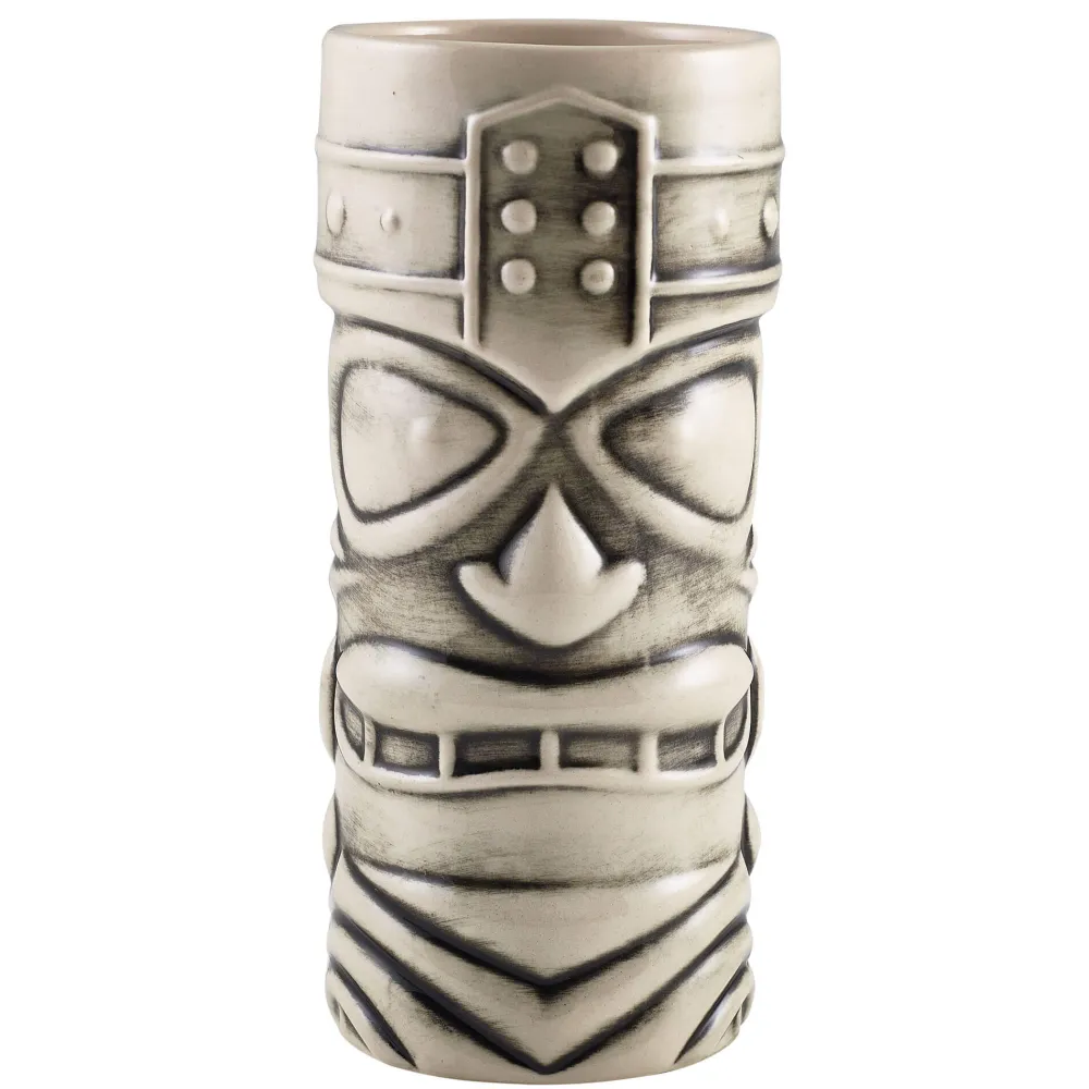 Barstuff Tiki Becher Face, weiß - 400ml