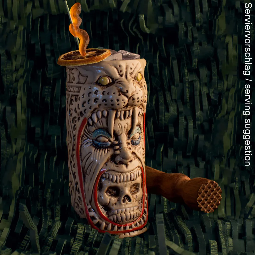 Barstuff Tiki Becher Panther - 850ml