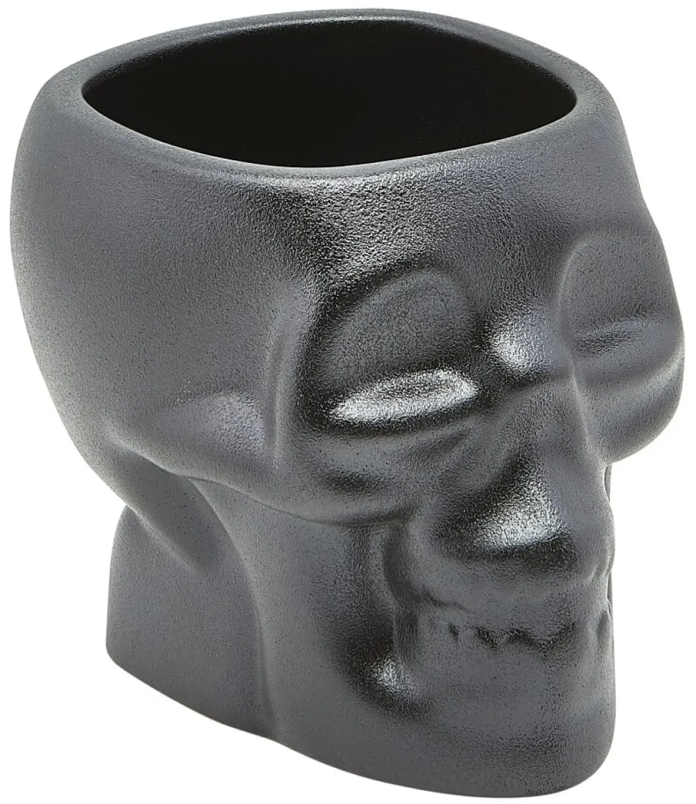 Barstuff Tiki Becher Skull, schwarz - 800ml