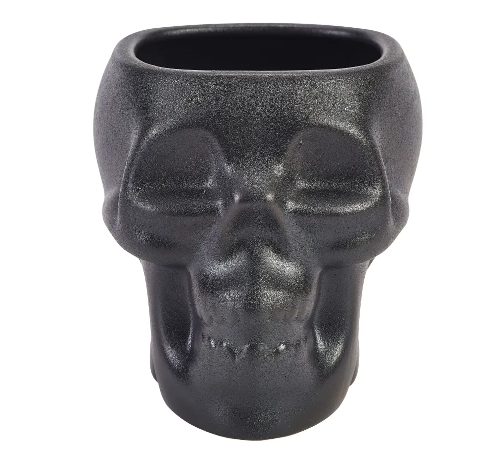 Barstuff Tiki Becher Skull, schwarz - 800ml