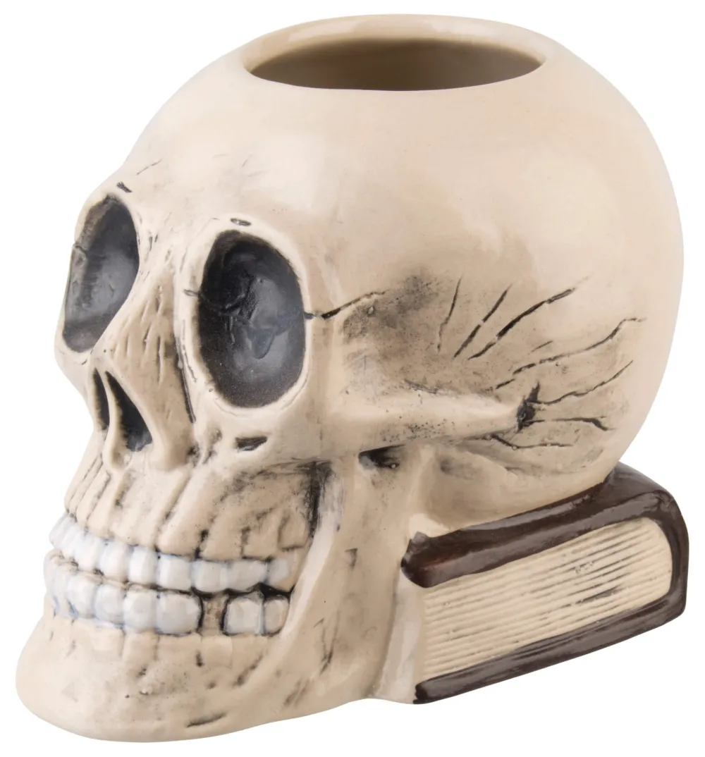 Barstuff Tiki Becher Totenkopf mit Buch - 700ml
