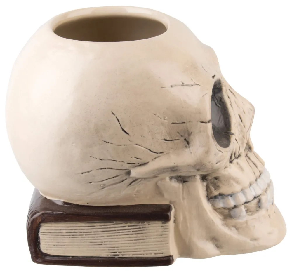 Barstuff Tiki Becher Totenkopf mit Buch - 700ml