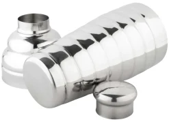 Barstuff 3-tlg. Cocktail Shaker, gerillt - Edelstahl (700ml)