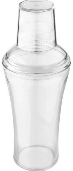 Barstuff 3-tlg. Cocktail Shaker, transparent - Kunststoff (600ml)